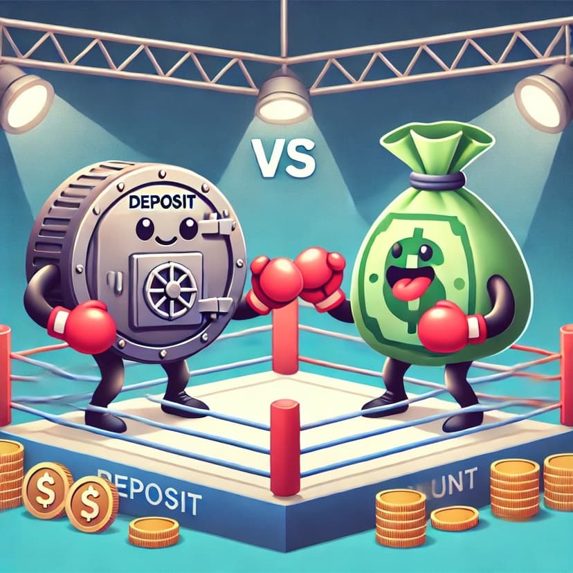 Depósitos bancarios vs. cuentas de ahorro: ¿Cuál es la mejor opción?